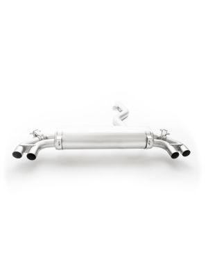 Axle-back-system L/R: Sport exhaust centered with 2 integrated valves, incl. (EEC-) approval
